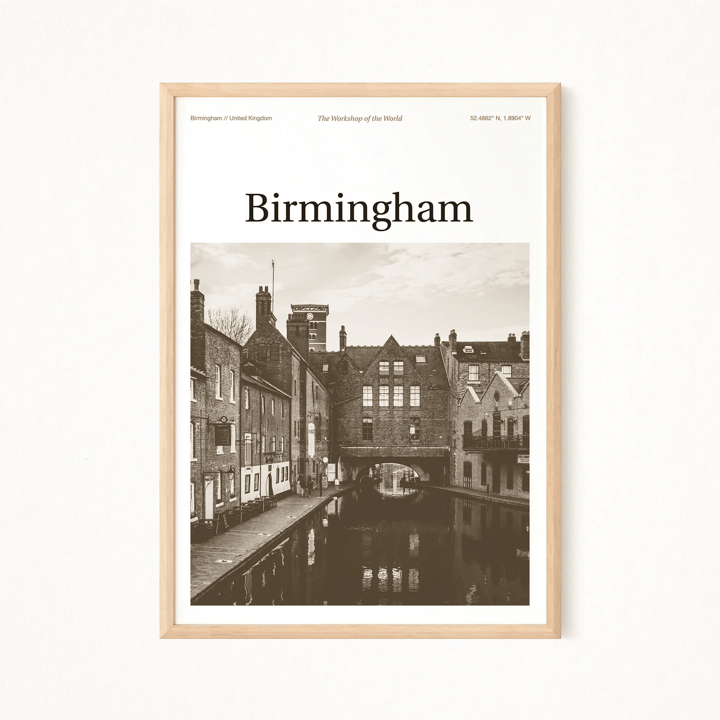Birmingham Essence Poster - The Globe Gallery