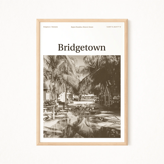 Bridgetown Essence Poster - The Globe Gallery