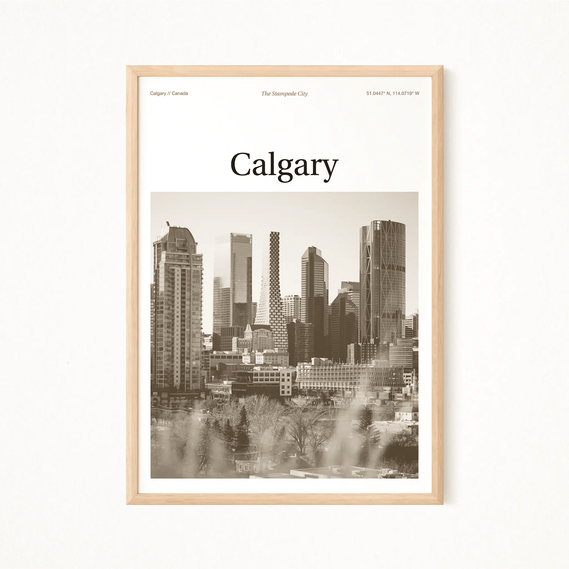 Calgary Essence Poster - The Globe Gallery
