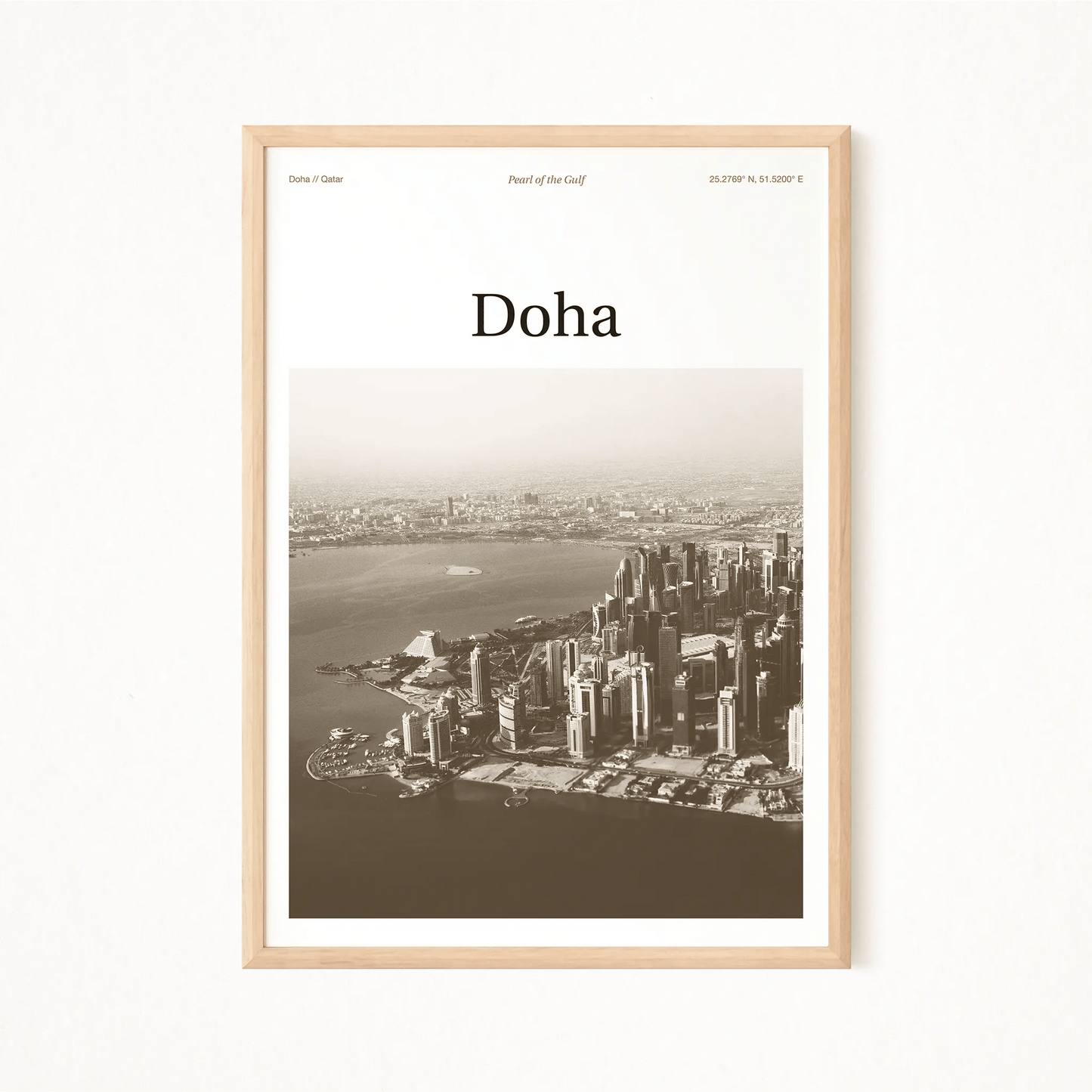 Doha Essence Poster - The Globe Gallery