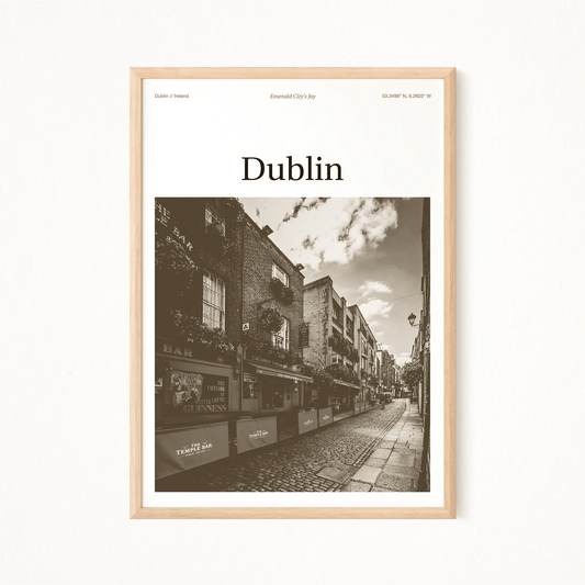 Dublin Essence Poster - The Globe Gallery