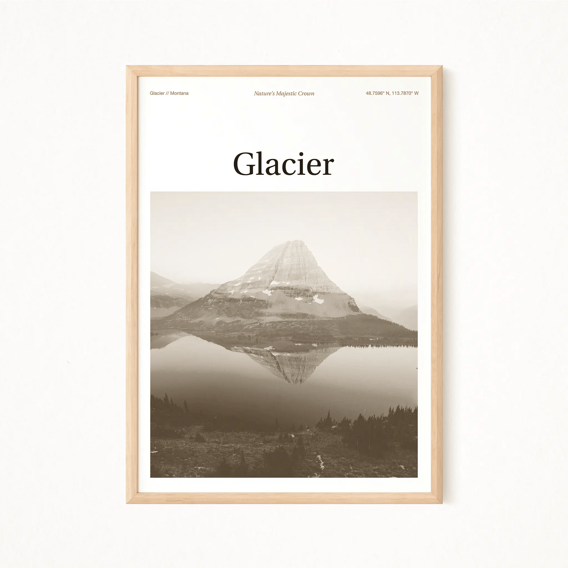 Glacier Essence Poster - The Globe Gallery