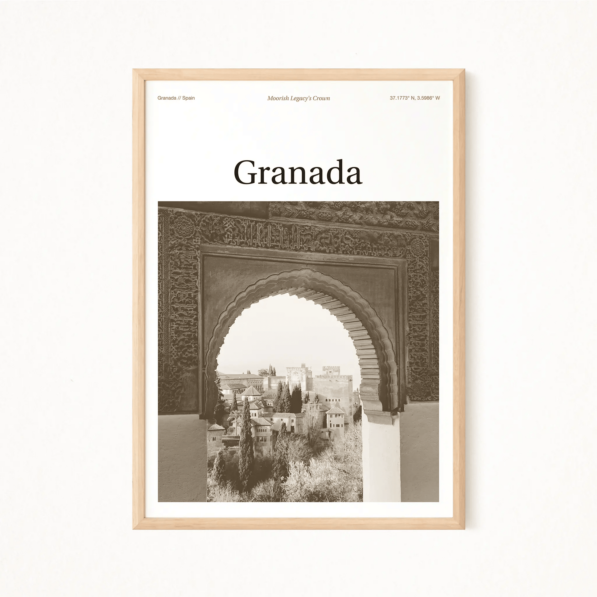 Granada Essence Poster - The Globe Gallery