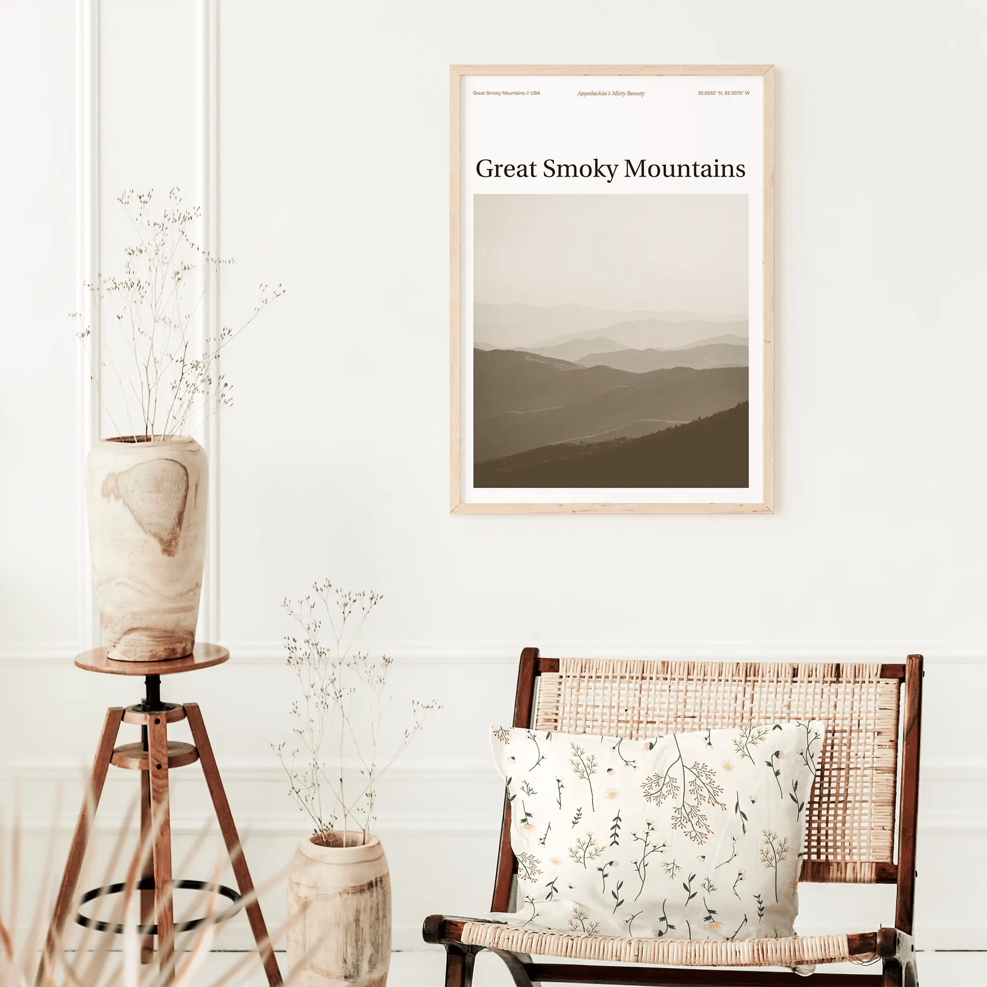 Great Smoky Mountains Essence Poster - The Globe Gallery