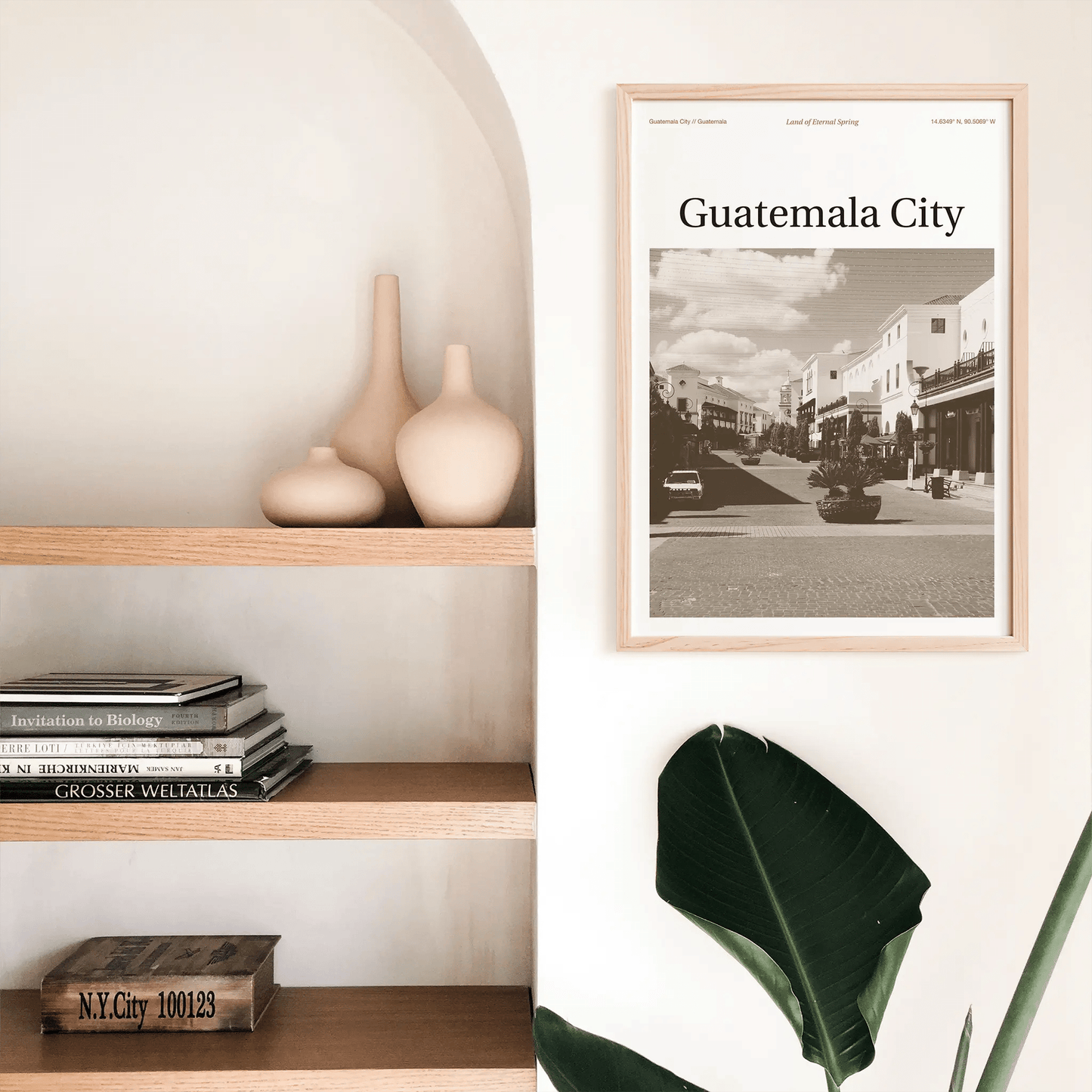 Guatemala City Essence Poster - The Globe Gallery