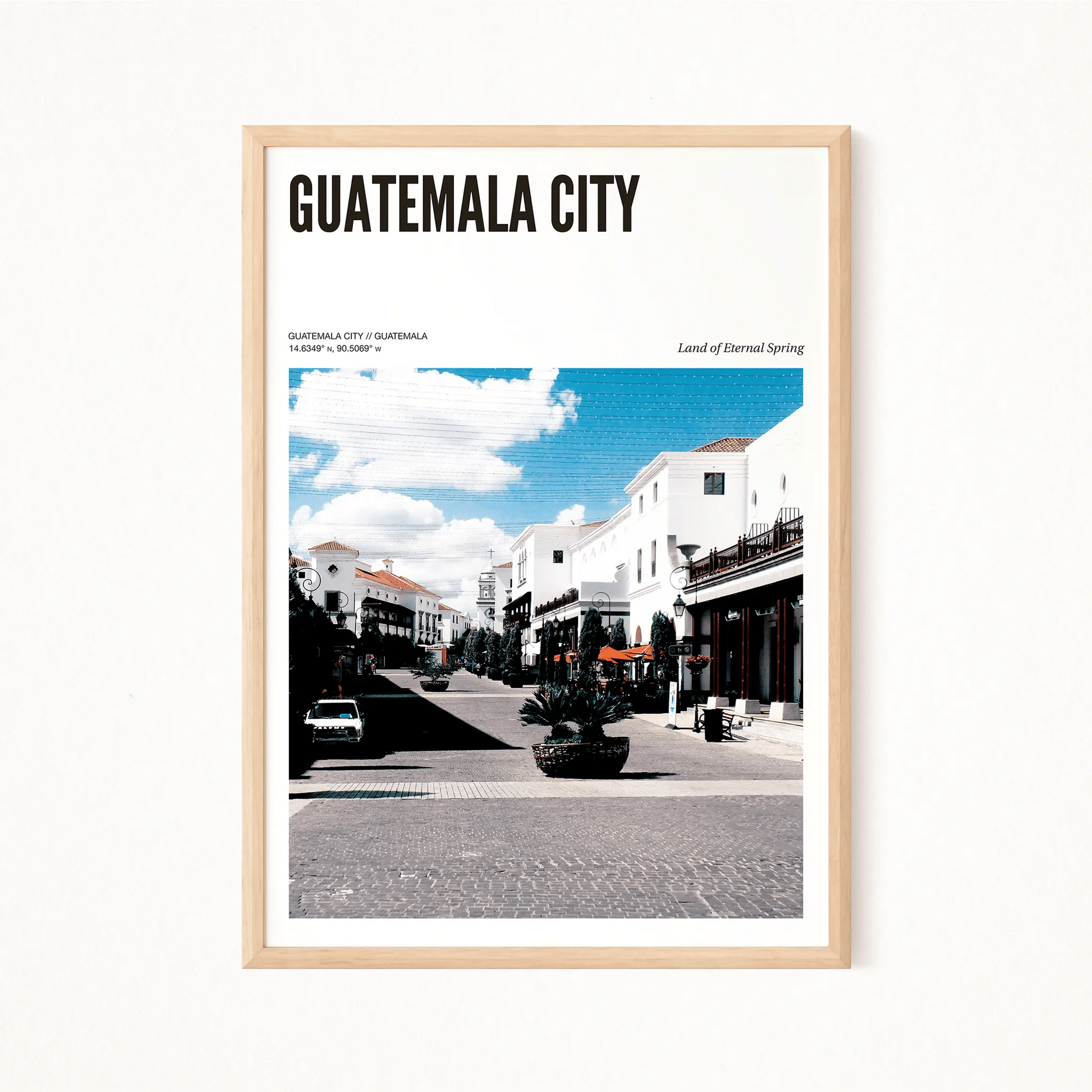 Guatemala City Odyssey Poster - The Globe Gallery