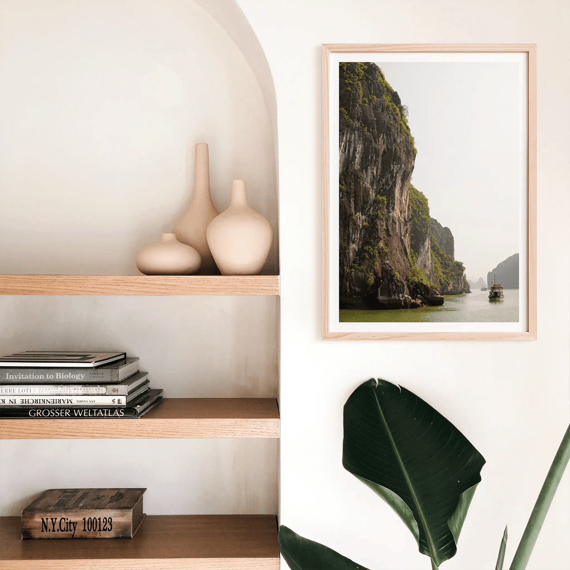 Hạ Long Bay Chromatica Poster - The Globe Gallery