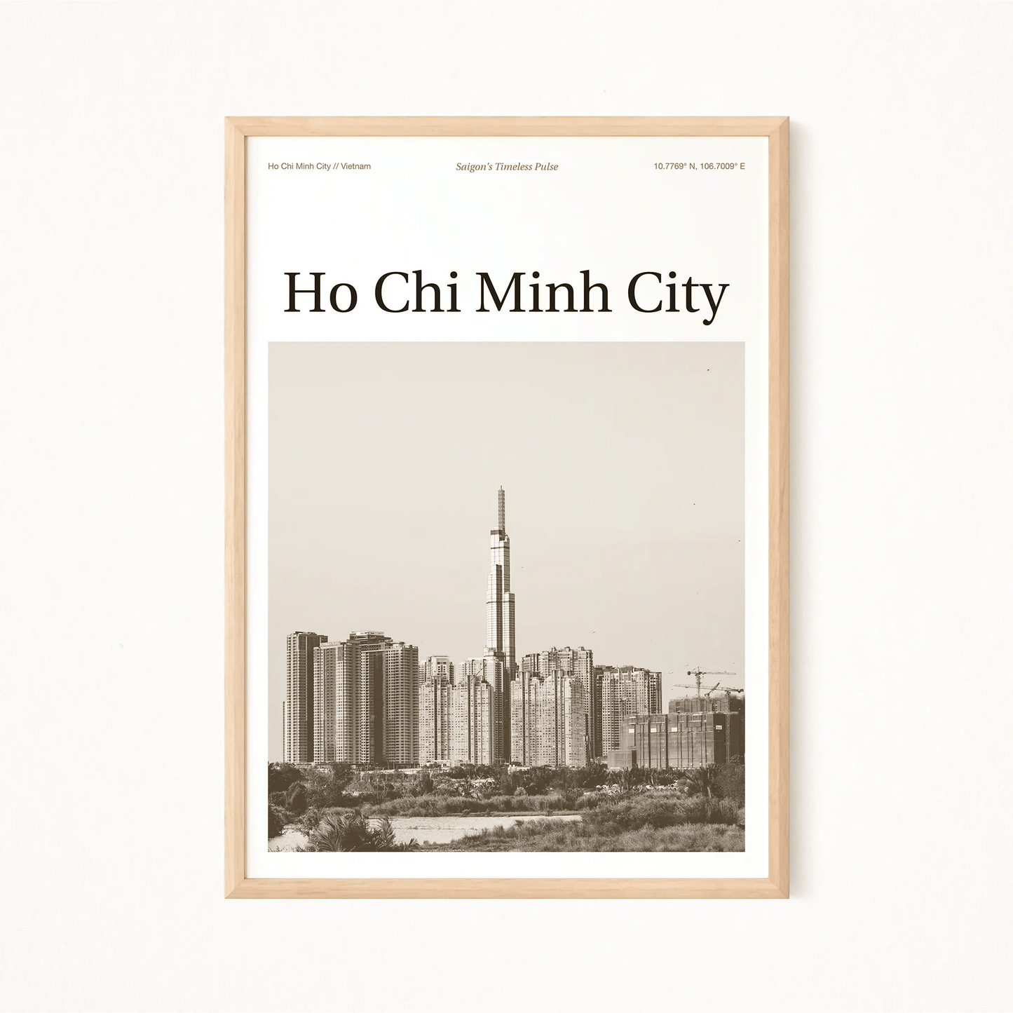 Ho Chi Minh City Essence Poster - The Globe Gallery