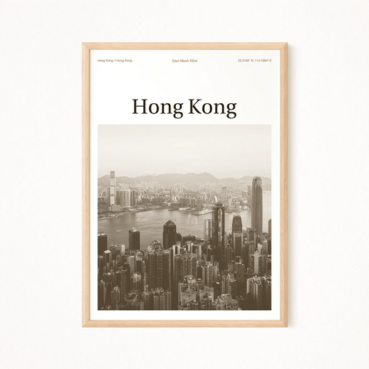 Hong Kong Essence Poster - The Globe Gallery