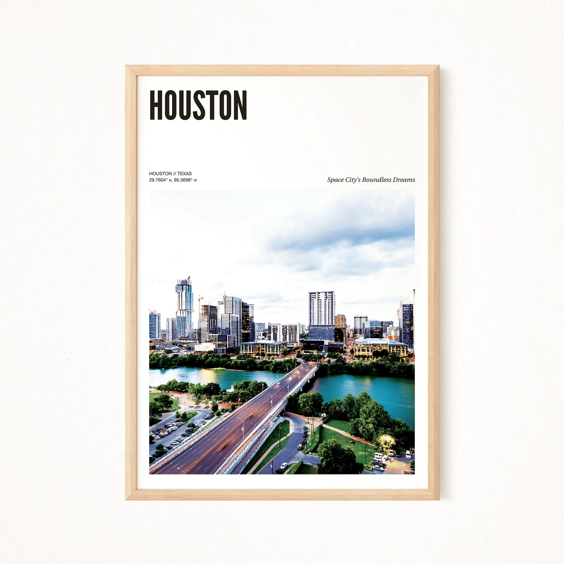 Houston Odyssey Poster - The Globe Gallery