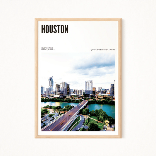 Houston Odyssey Poster - The Globe Gallery