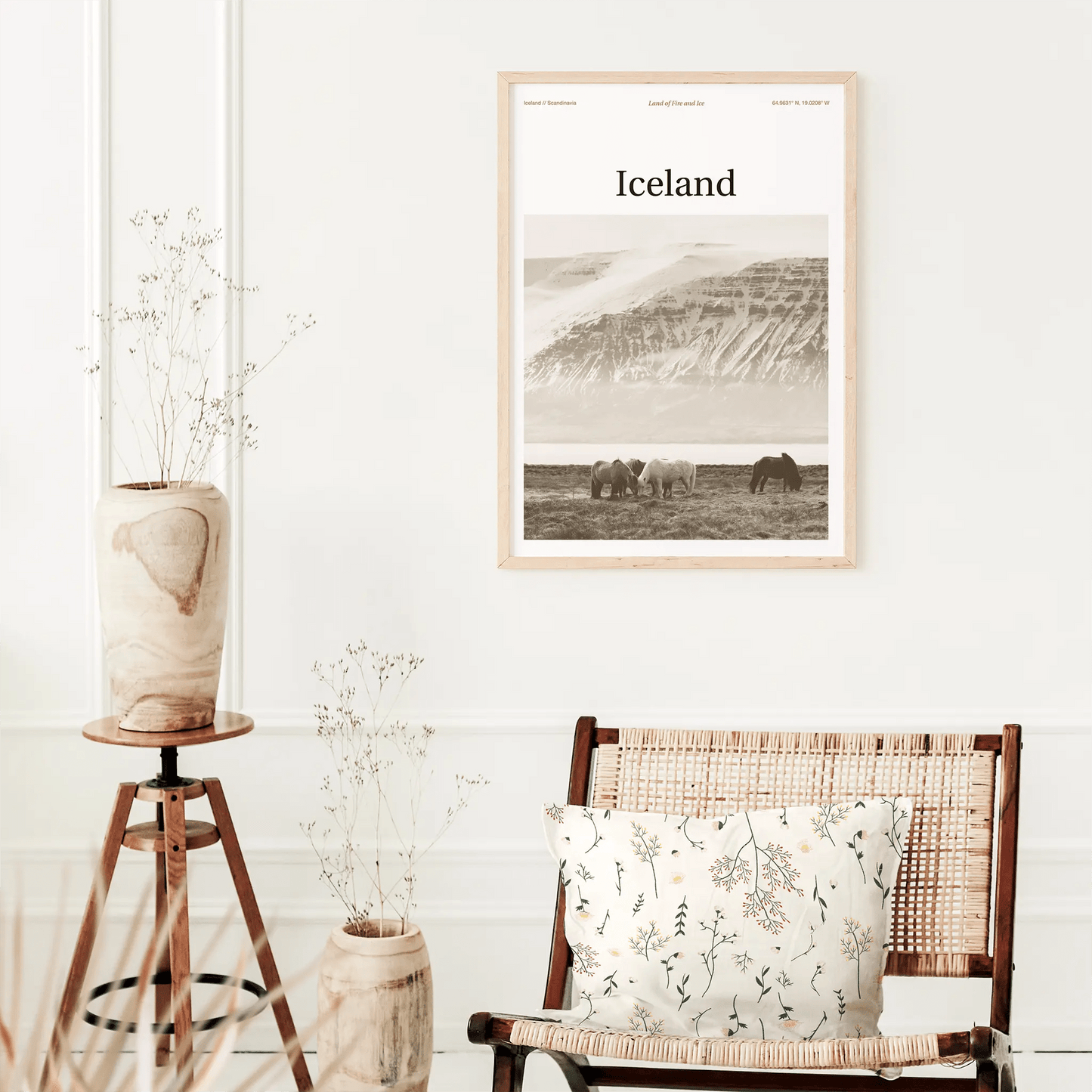Iceland Essence Poster - The Globe Gallery