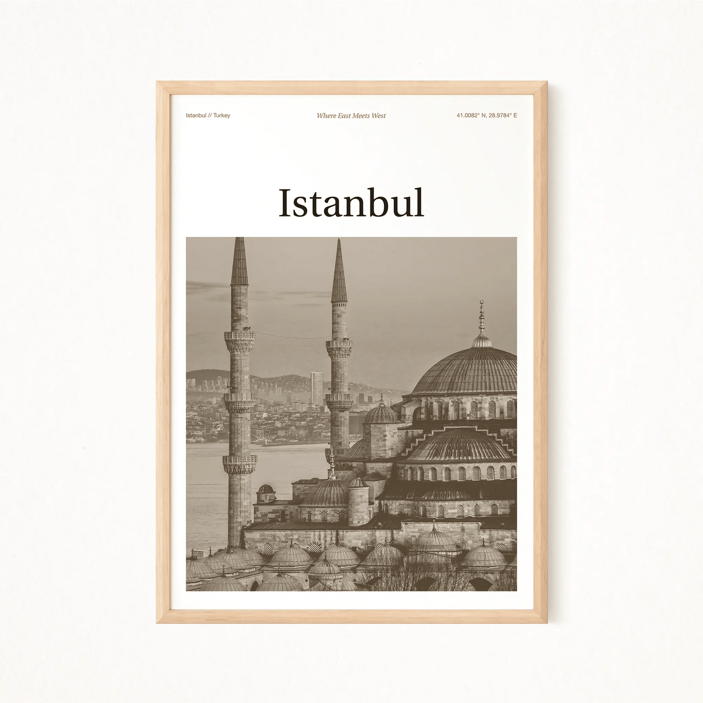 Istanbul Essence Poster - The Globe Gallery