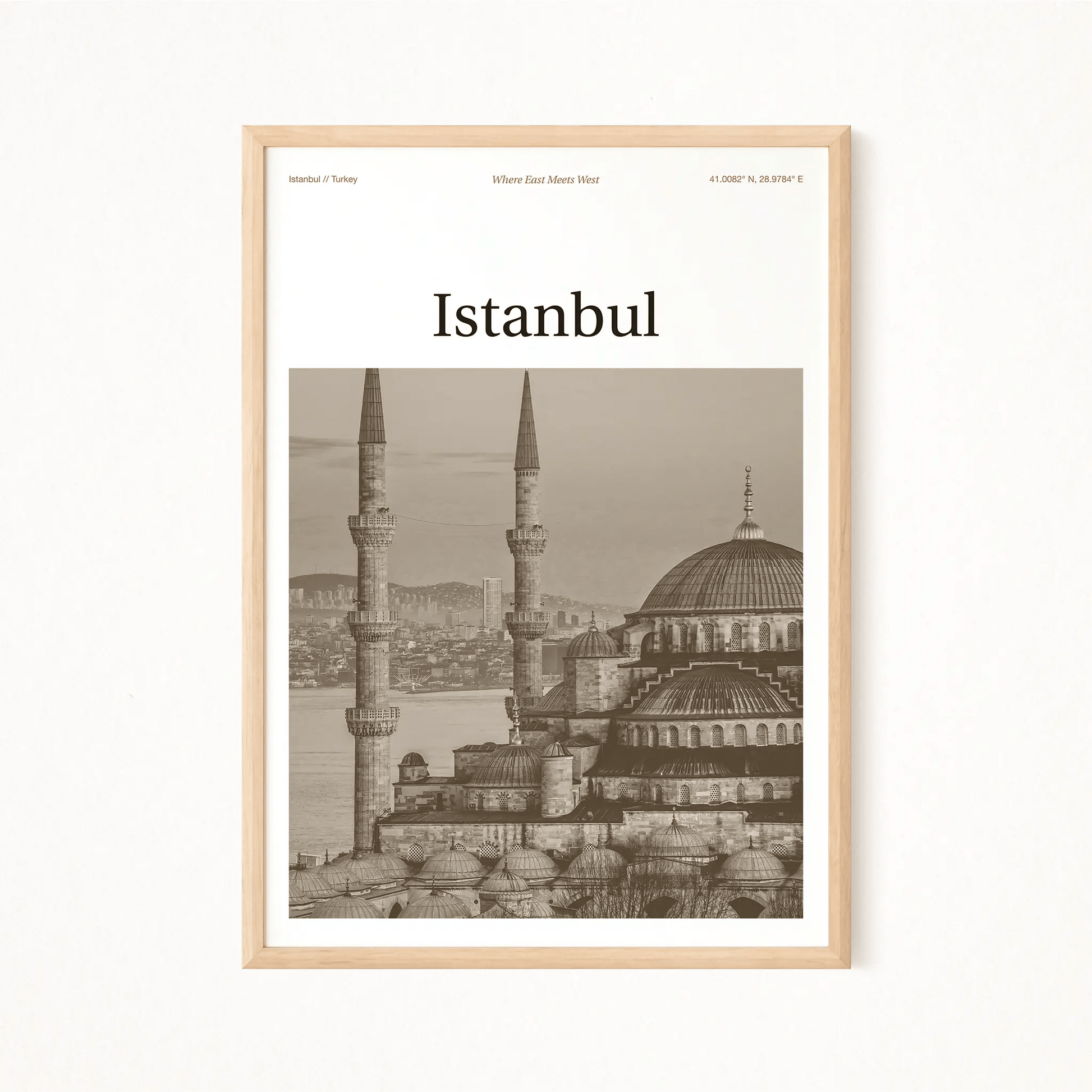 Istanbul Essence Poster - The Globe Gallery