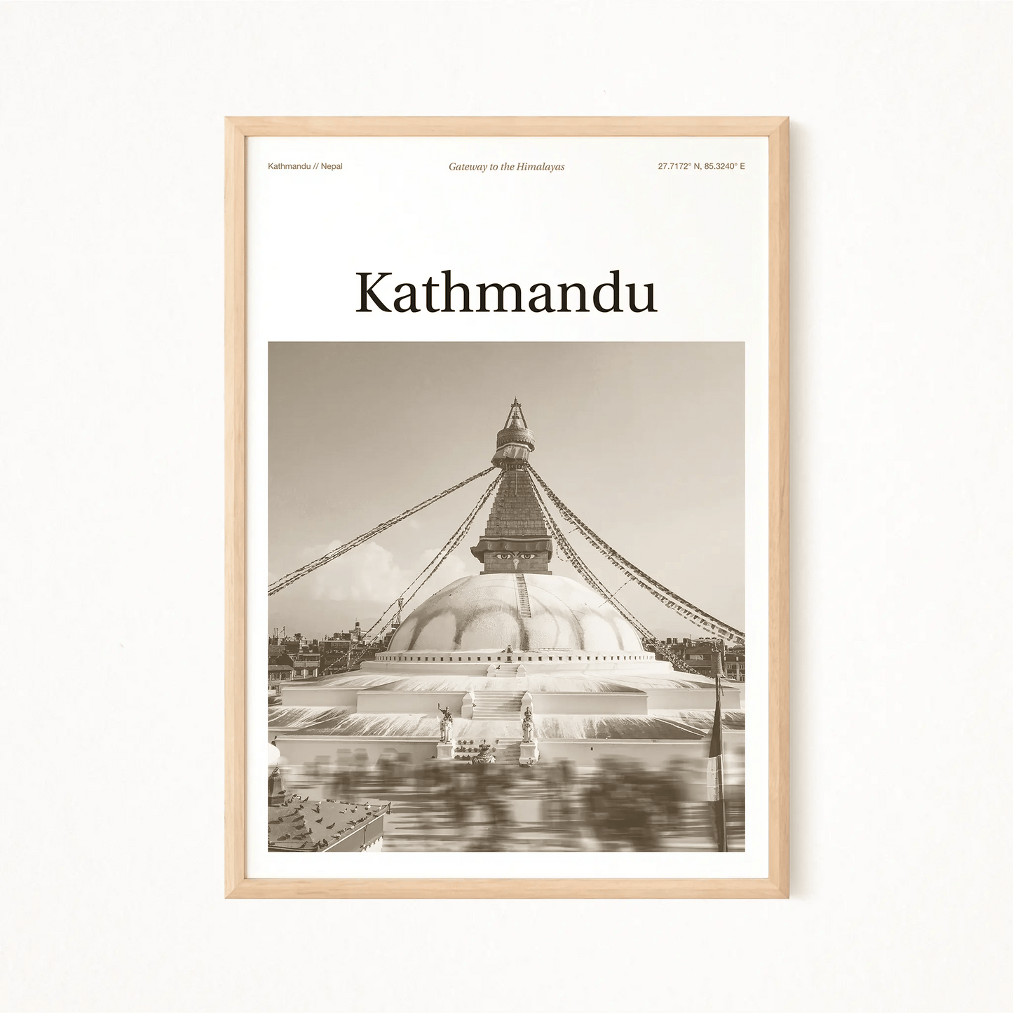 Kathmandu Essence Poster - The Globe Gallery
