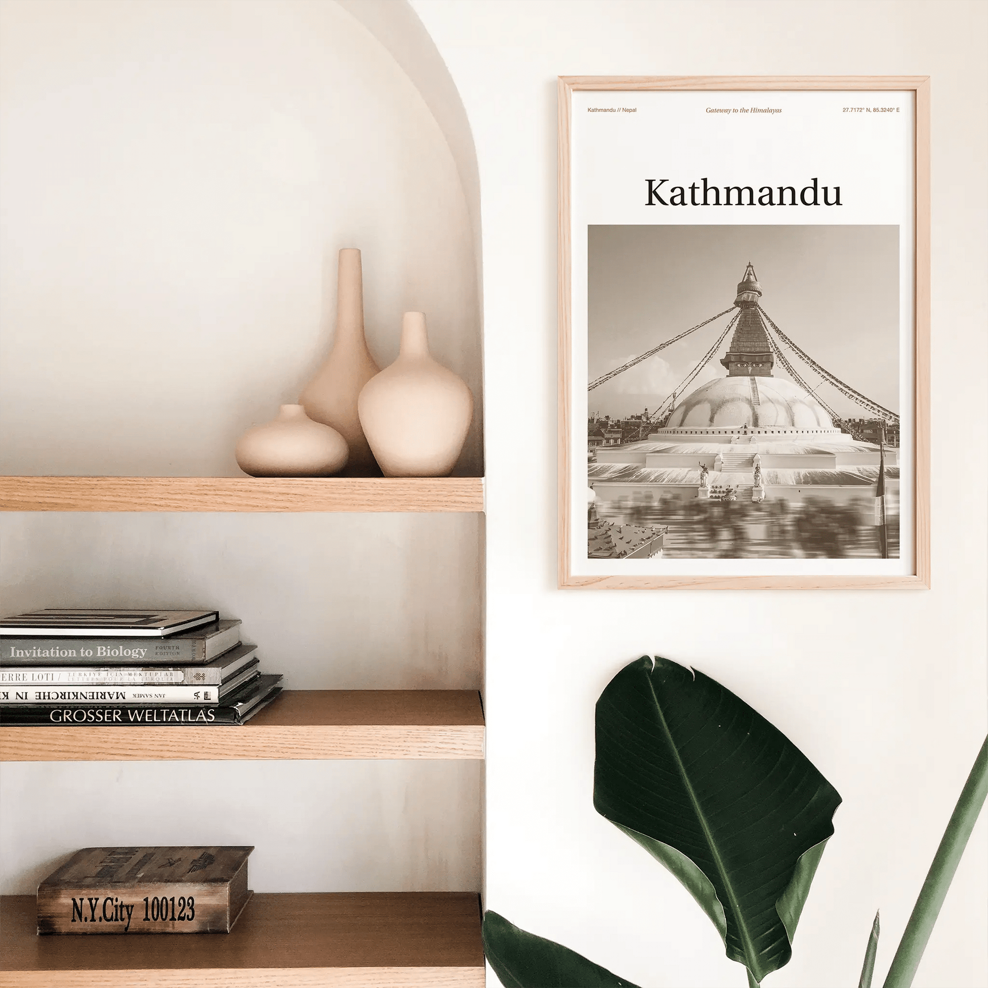 Kathmandu Essence Poster - The Globe Gallery