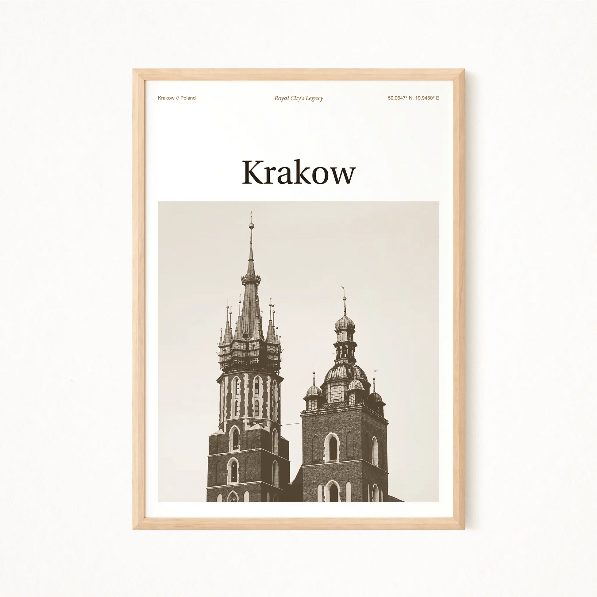 Krakow Essence Poster - The Globe Gallery