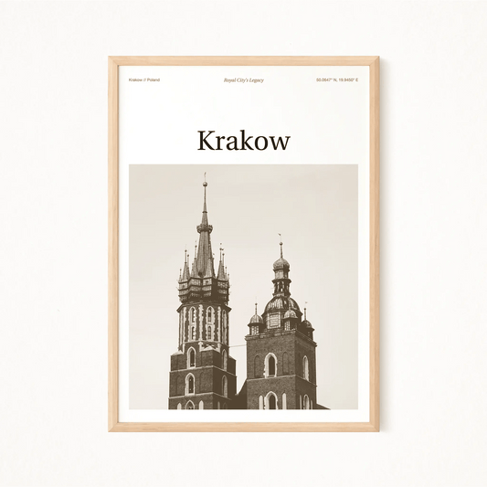 Krakow Essence Poster - The Globe Gallery