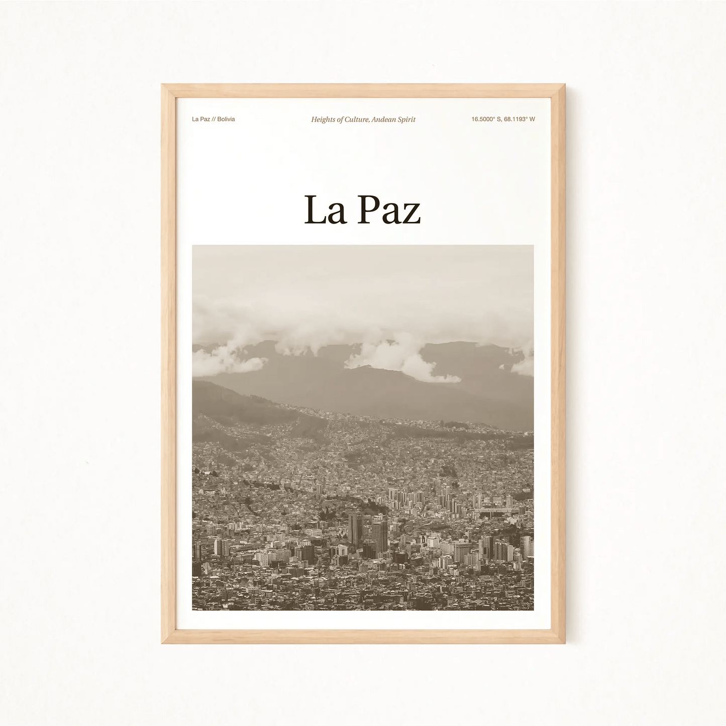 La Paz Essence Poster - The Globe Gallery