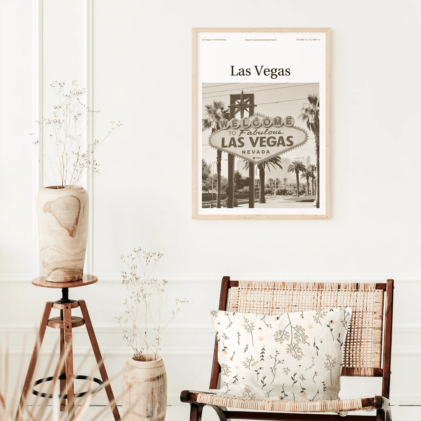 Las Vegas Essence Poster - The Globe Gallery