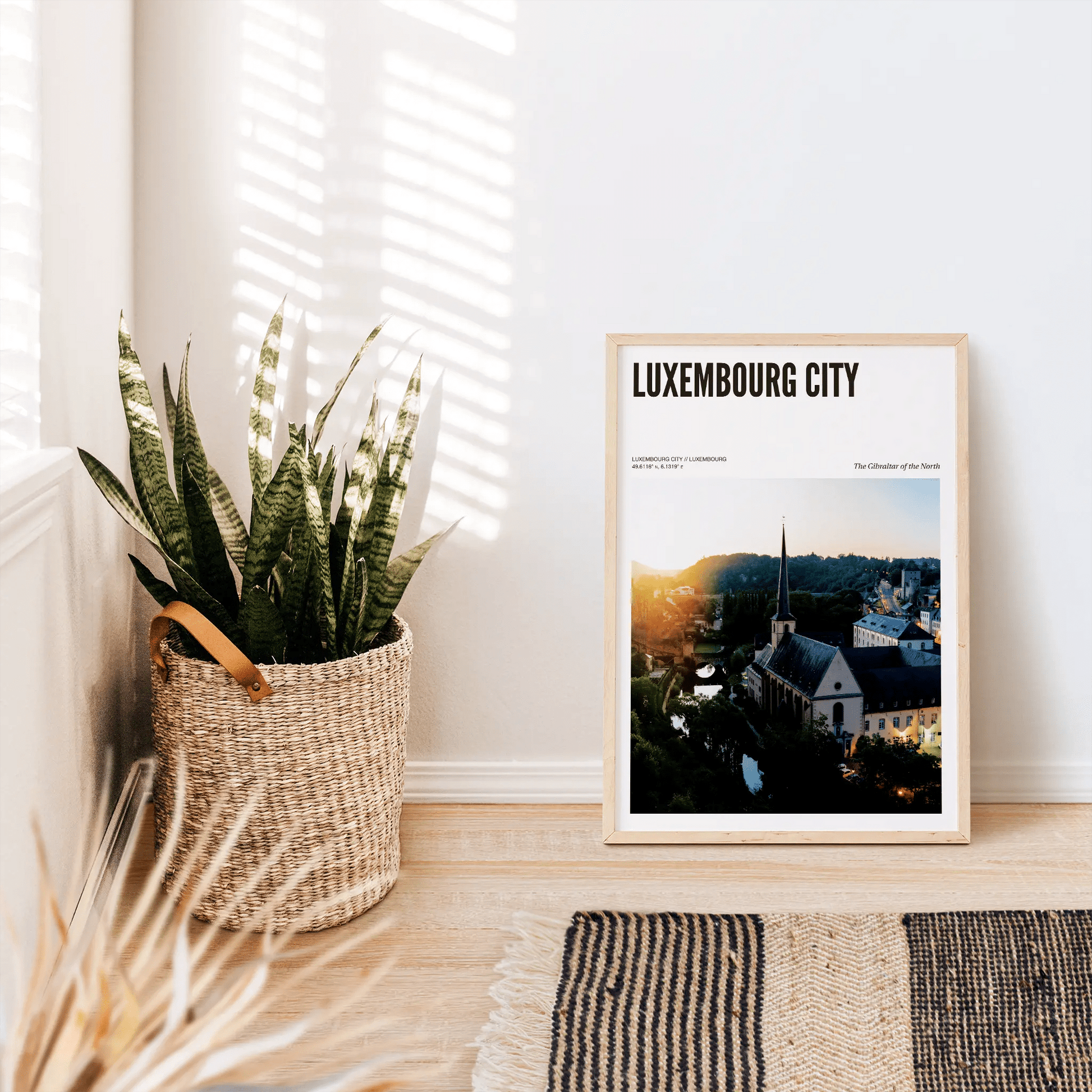 Luxembourg City Odyssey Poster - The Globe Gallery