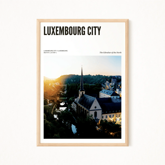 Luxembourg City Odyssey Poster - The Globe Gallery
