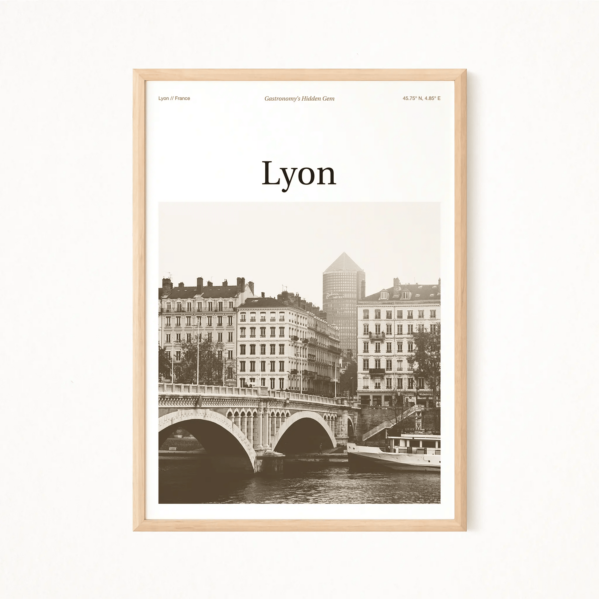 Lyon Essence Poster - The Globe Gallery