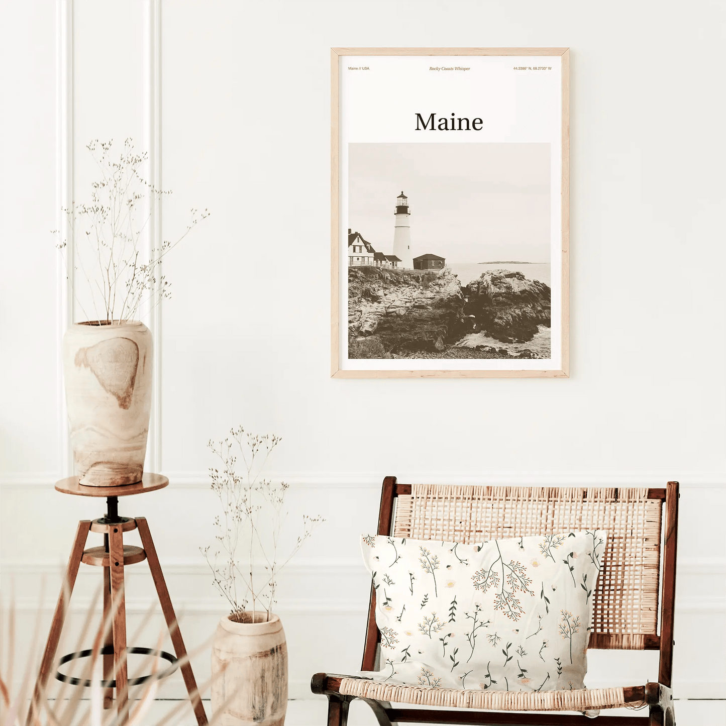 Maine Essence Poster - The Globe Gallery