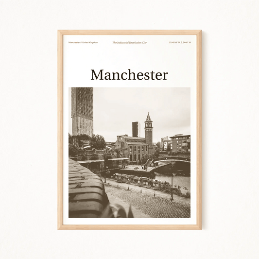 Manchester Essence Poster - The Globe Gallery