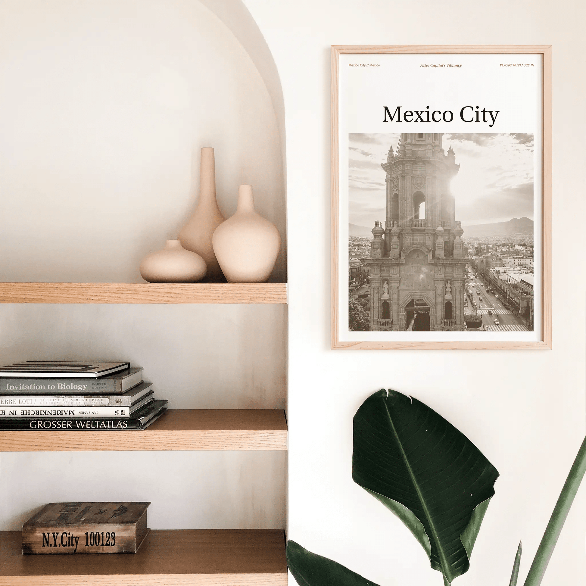 Mexico City Essence Poster - The Globe Gallery