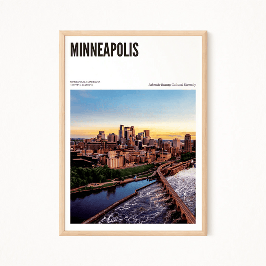 Minneapolis Odyssey Poster - The Globe Gallery