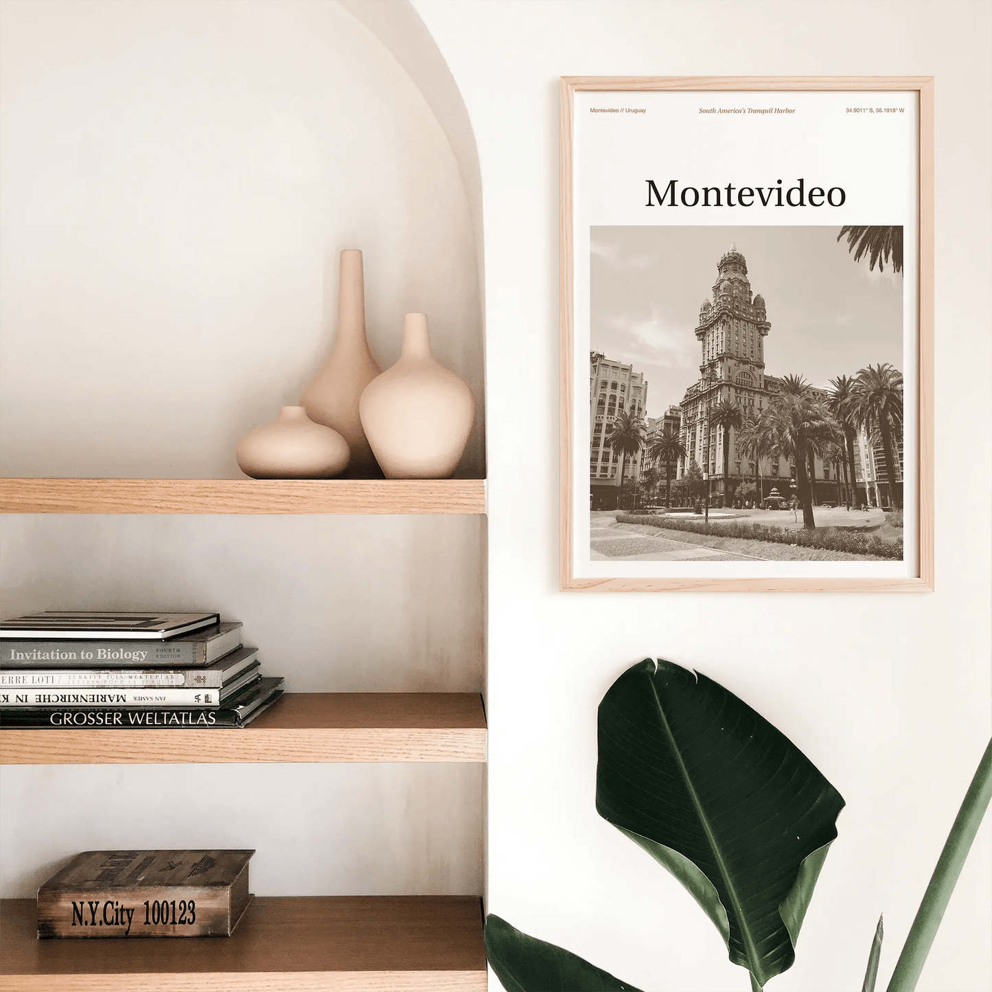 Montevideo Essence Poster - The Globe Gallery