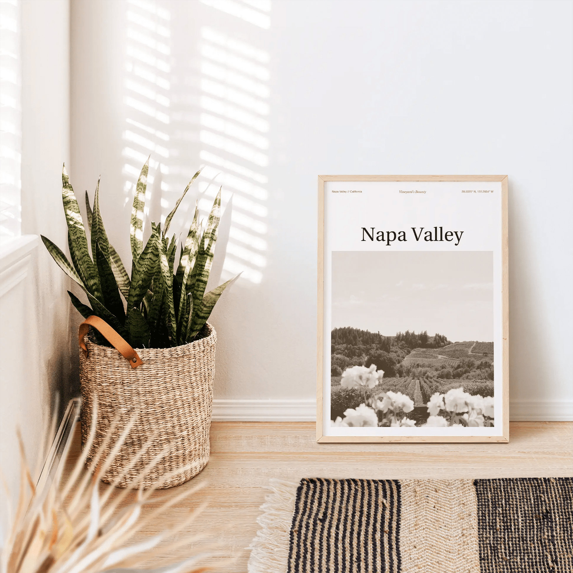 Napa Valley Essence Poster - The Globe Gallery