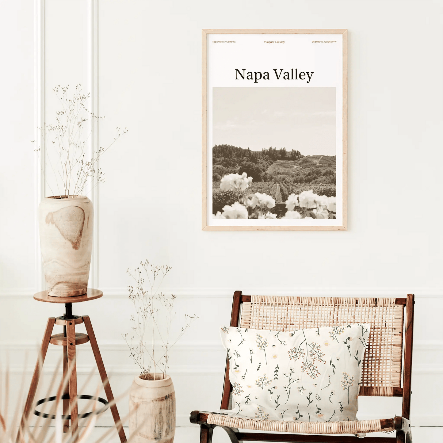 Napa Valley Essence Poster - The Globe Gallery