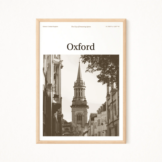 Oxford Essence Poster - The Globe Gallery