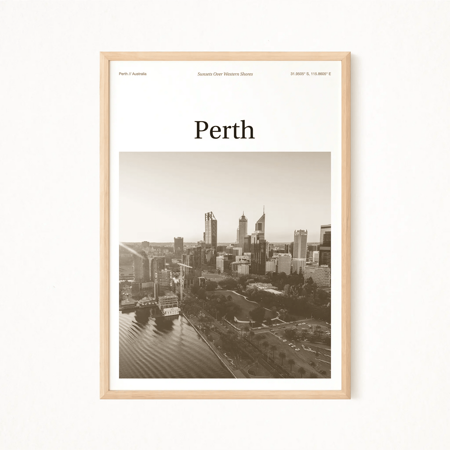 Perth Essence Poster - The Globe Gallery