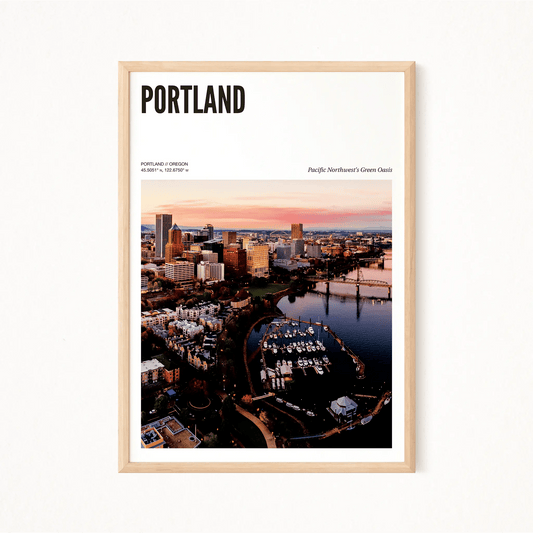 Portland Odyssey Poster - The Globe Gallery