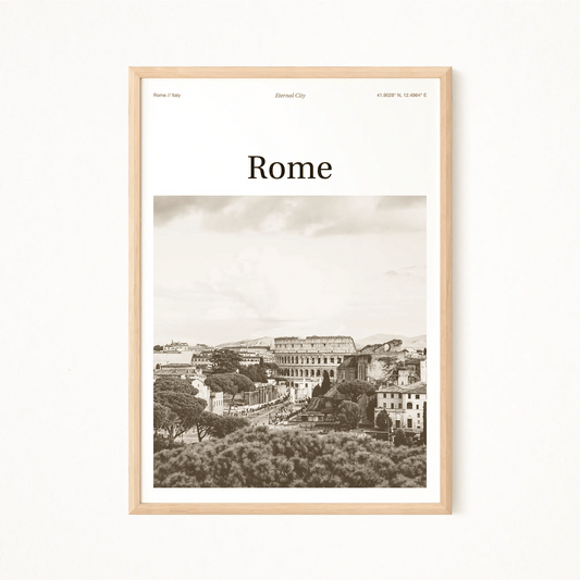 Rome Essence Poster - The Globe Gallery