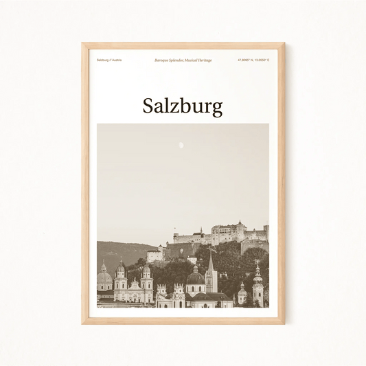 Salzburg Essence Poster - The Globe Gallery