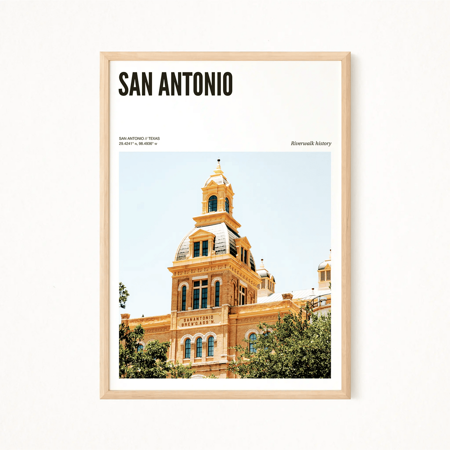 San Antonio Odyssey Poster - The Globe Gallery