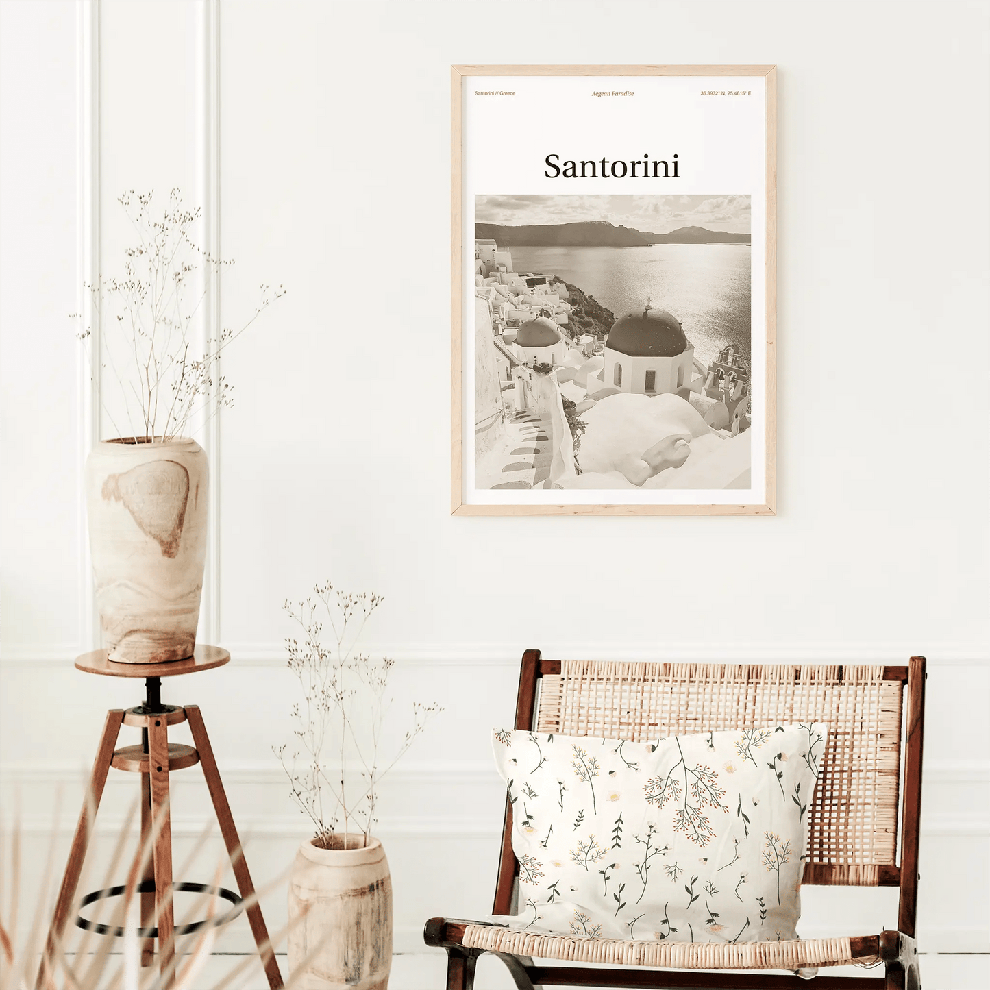 Santorini Essence Poster - The Globe Gallery