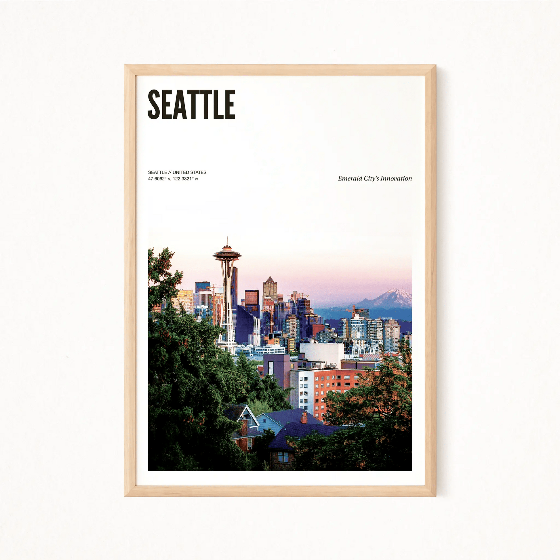 Seattle Odyssey Poster - The Globe Gallery