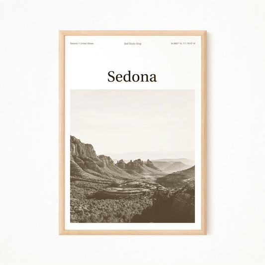 Sedona Essence Poster - The Globe Gallery