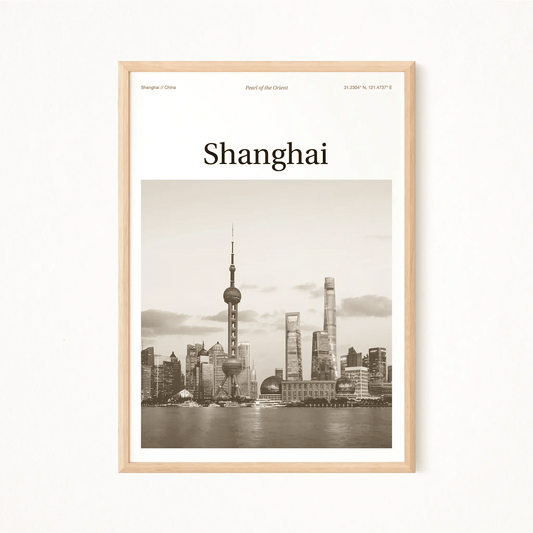 Shanghai Essence Poster - The Globe Gallery