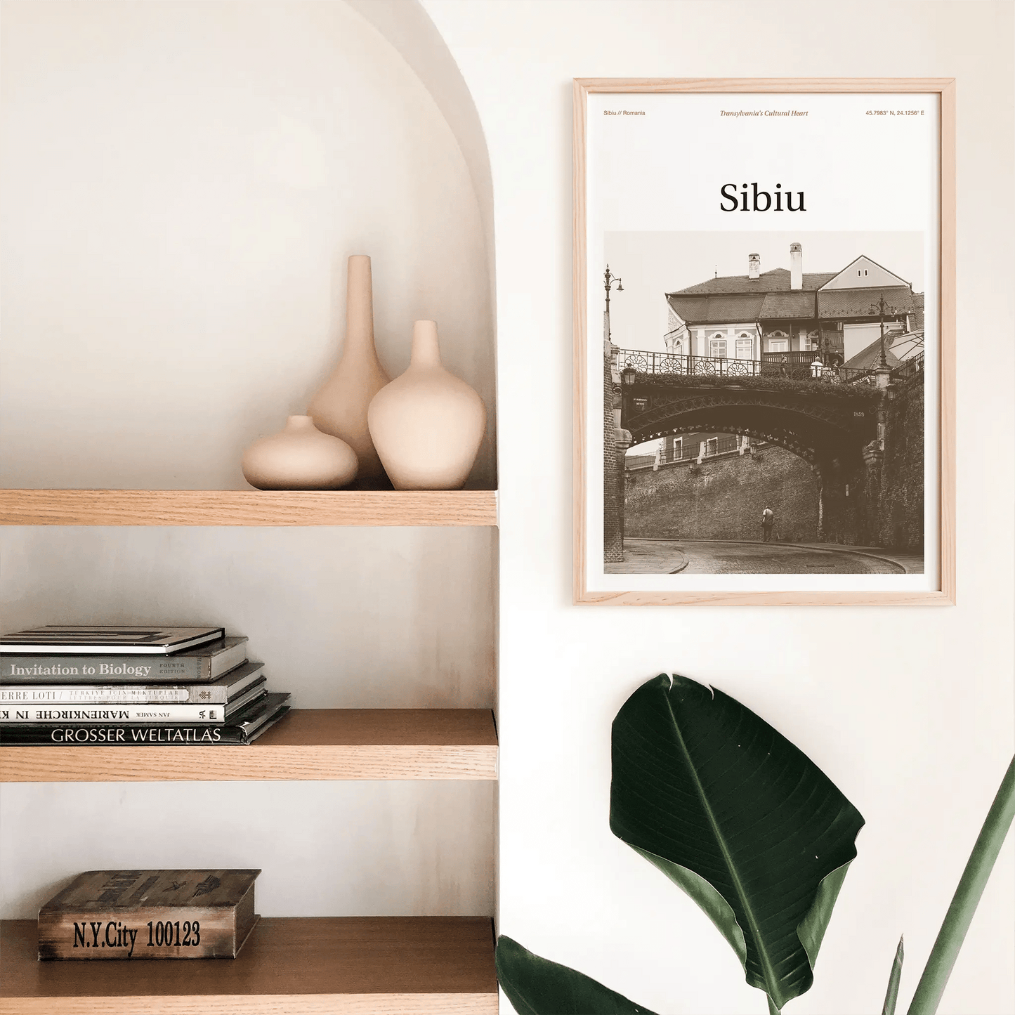 Sibiu Essence Poster - The Globe Gallery