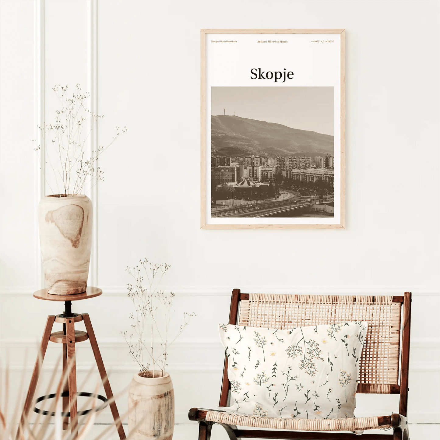 Skopje Essence Poster - The Globe Gallery