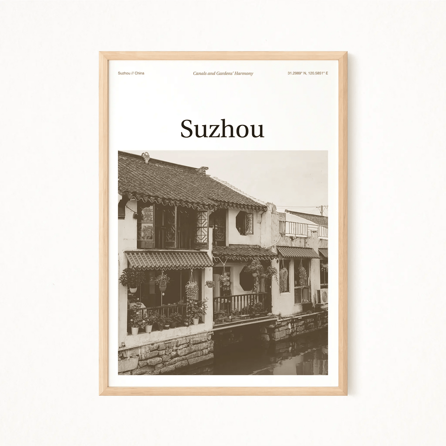 Suzhou Essence Poster - The Globe Gallery