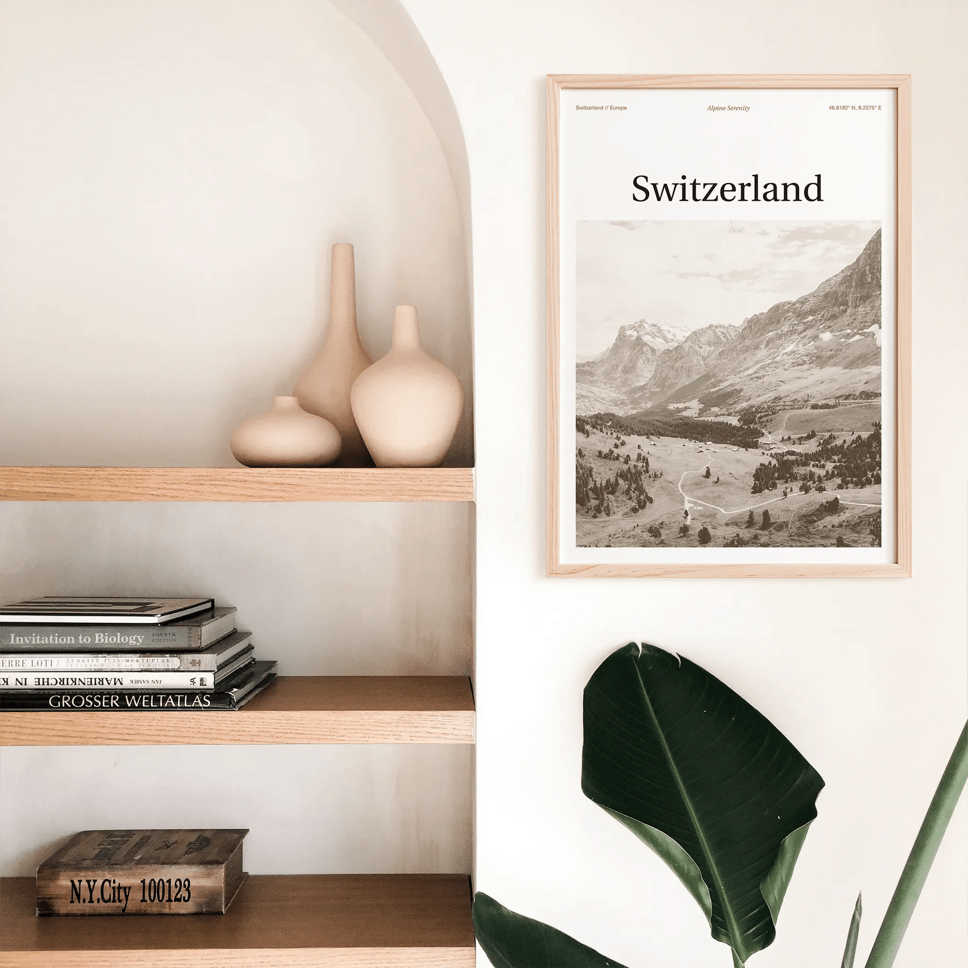 Switzerland Essence Poster - The Globe Gallery