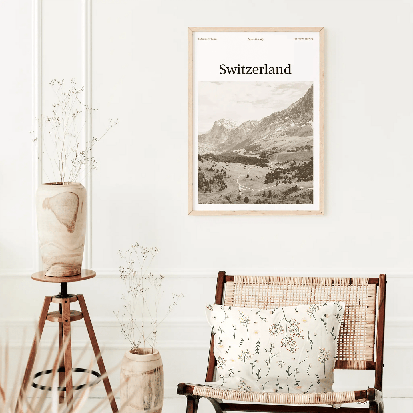 Switzerland Essence Poster - The Globe Gallery