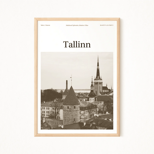 Tallinn Essence Poster - The Globe Gallery